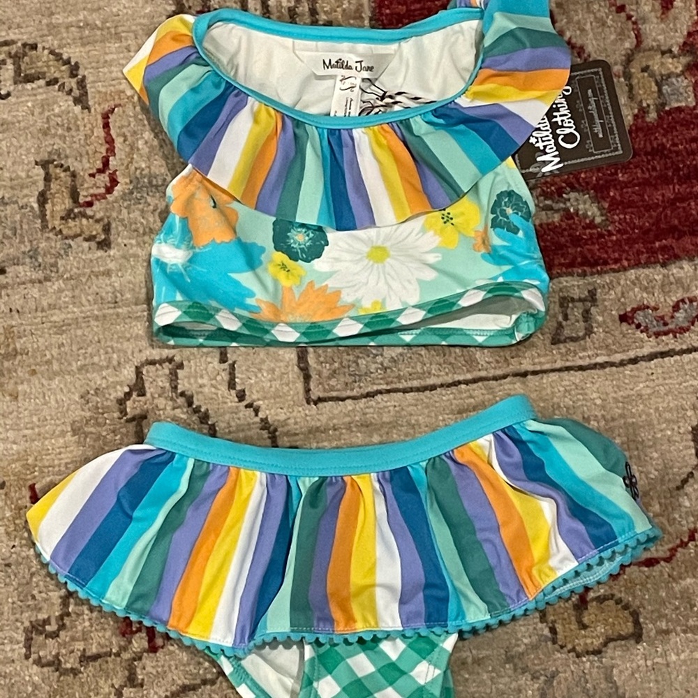 Matilda Jane Size 12-18 months bikini. New with tags.